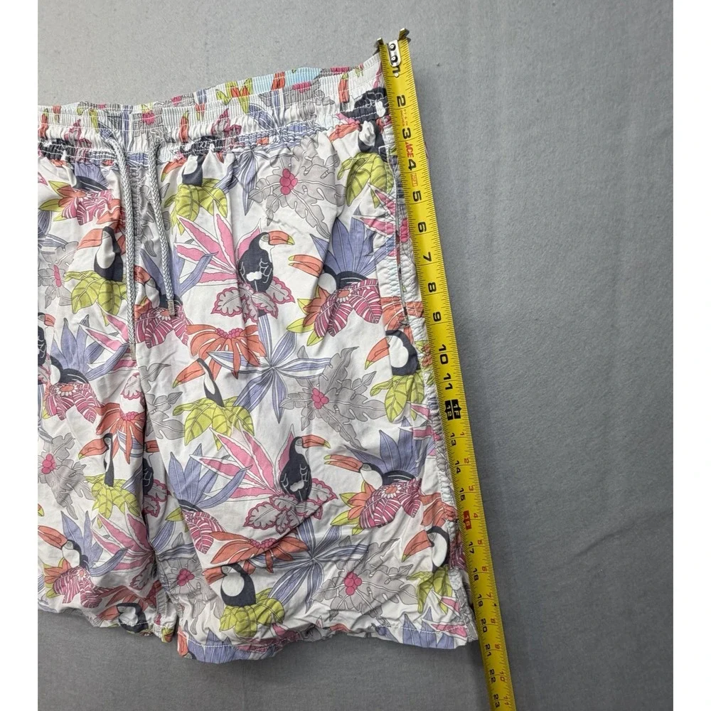 Vilebrequin Swim Trunks Mens XXXL 3XL Toucan Tropical Floral Shorts UNLINED